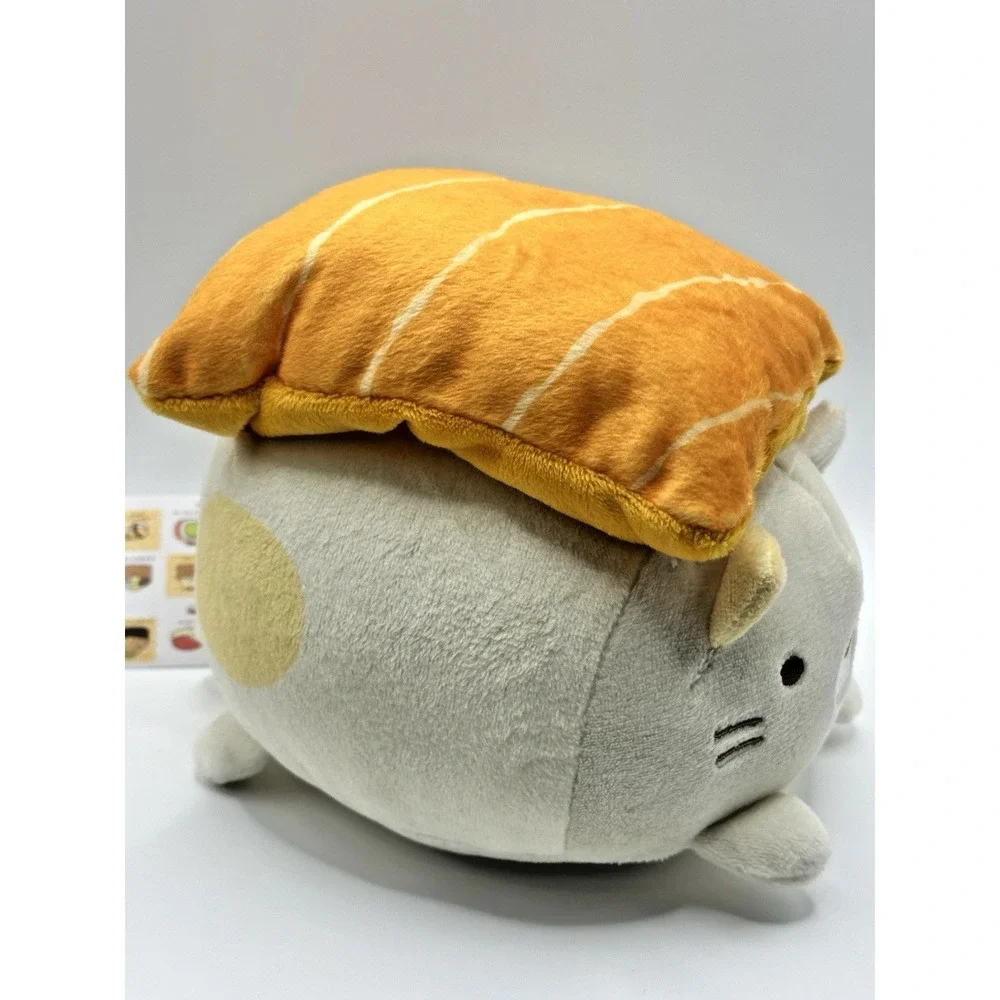Sumikko Gurashi Neko Salmon Nigiri Sushi Plush 8in San-X 2024 New w Tags